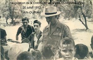 COLO TLEMCEN AIN OURIAH JUILLET 1952